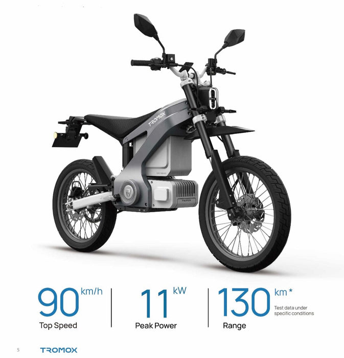 Tromox MC10 Street X 2024 Electric Dirt Bike (Street version) Electric Dirt Bike Tromox 