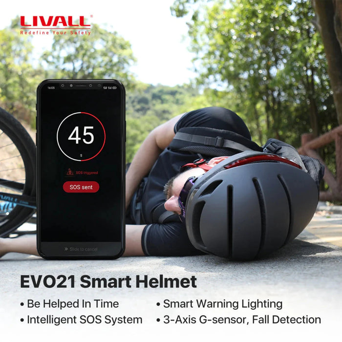 Livall EVO21 - Urban Helmet Mint - Medium Helmet Livall 