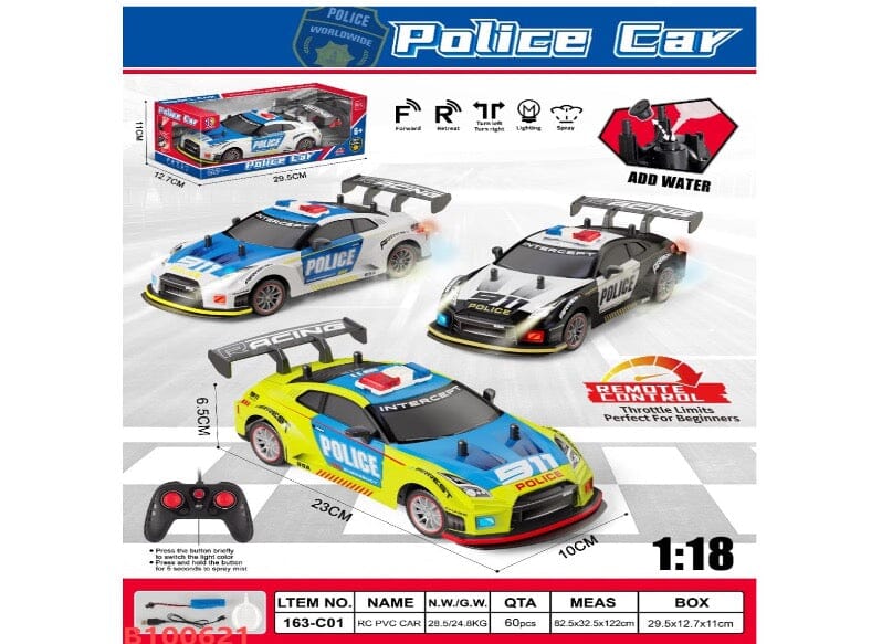 Police Car with Spray Function Tech Outlet 