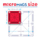 Magna-Tiles Combo 46 Piece Set Micromags Micromags 