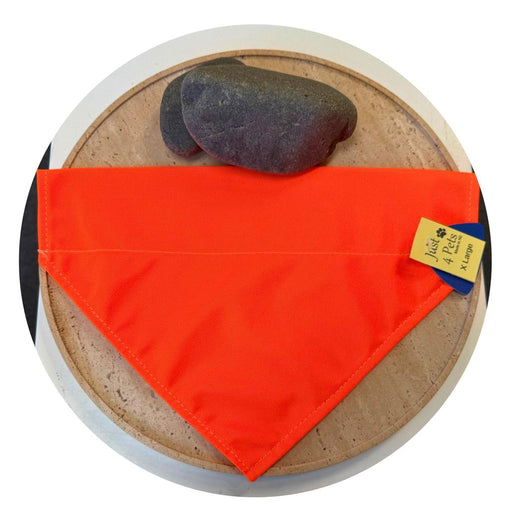 Hi Vis Pet Bandanas Bandanas Just 4 Pets L Orange 