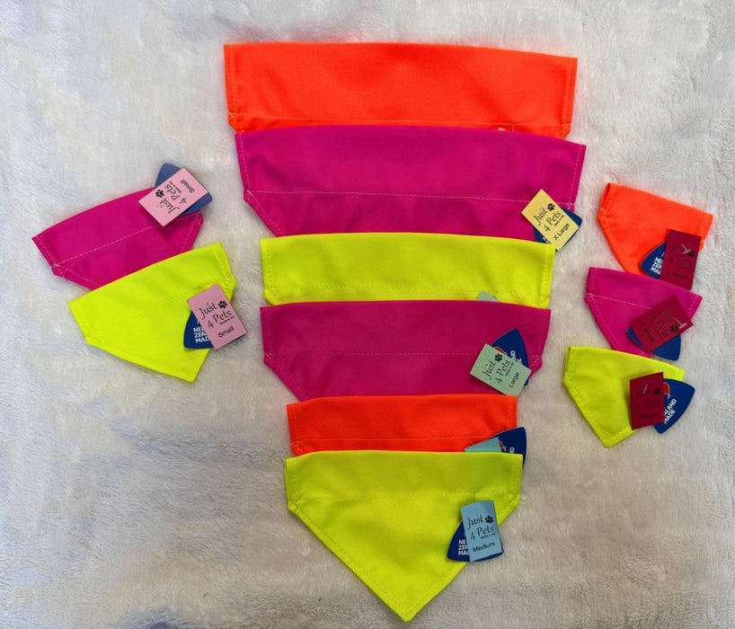 Hi Vis Pet Bandanas Bandanas Just 4 Pets 