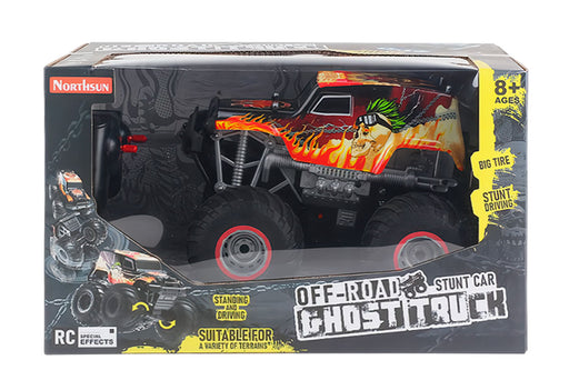 Monster Truck Ghost Stunt Car RC CAR Techoutlet Orange 