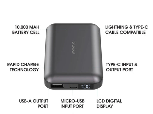 Phonesuit Energy Core LCD Battery Pack 10,000 MAH charger Phonesuit 