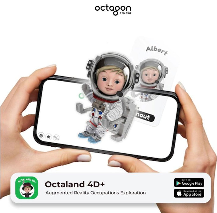 Octaland 4D+ Augmented Reality Alphabet Cards Techoutlet 