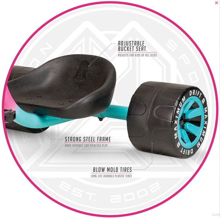 Madd Gear Mini Drift - Pink / Teal Drift Bike Madd Gear 