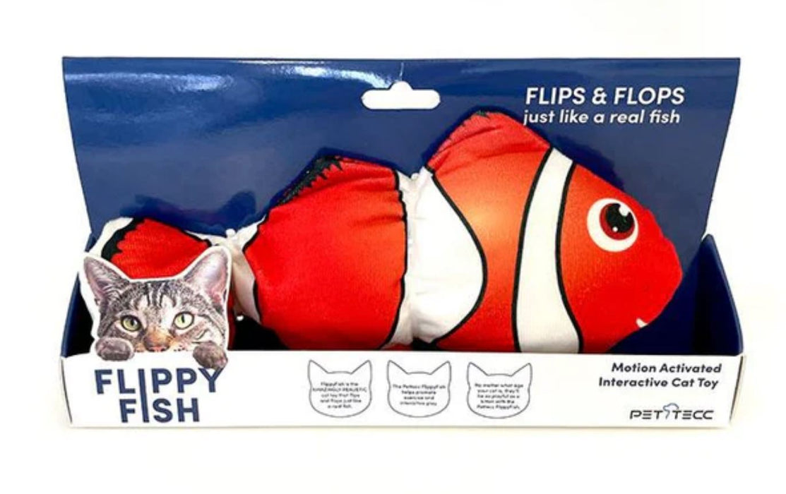 Pettecc Flippy Fish Pet Toy Pettech Clown 