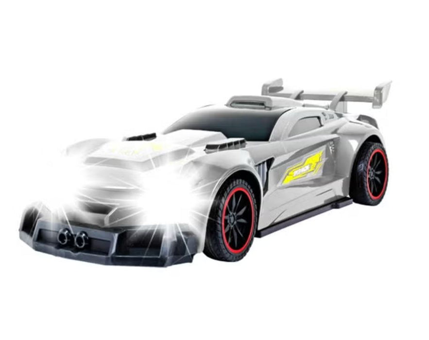 1:10 Scale LED Light-Up Grey R/C Racing Car RC CAR YUGE 