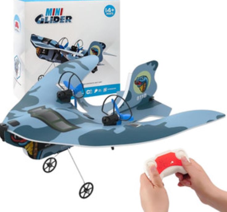 RC Mini Glider - Camo Green RC plane leadon 