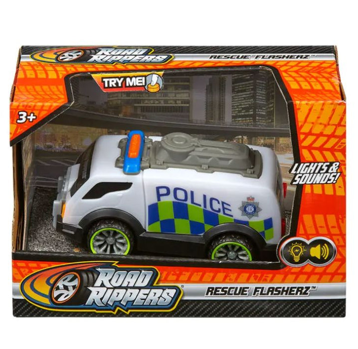 Road Rippers Rescue Flasherz 5" Nikko Police 