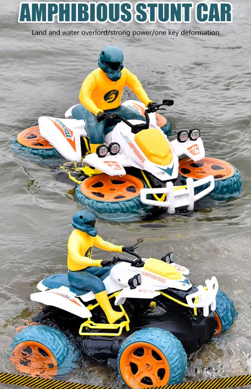 Amphibious Stunt Quad Bike - Waterproof RC CAR leadon 