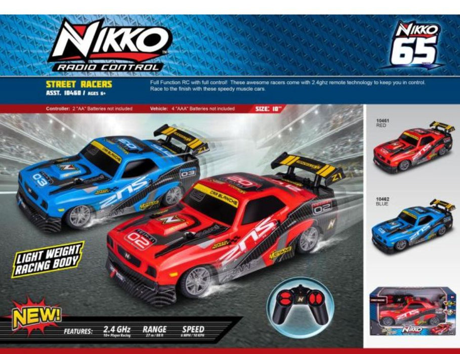 Nikko 1:18 Street Racers Blue Nikko 