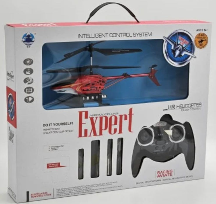 Alloy RC Helicopter Aircraft Red toy helicopter Techoutlet 