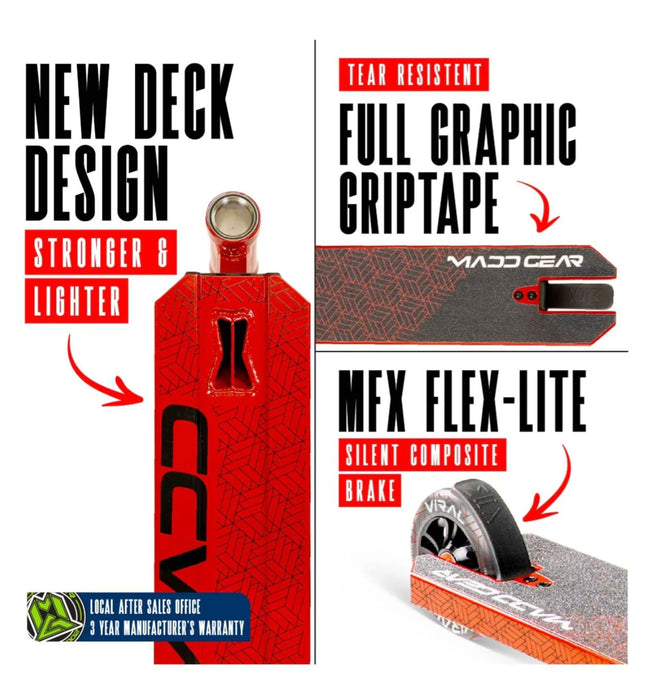 Madd Gear Viral PURGE Scooter - Cherry Scooter Madd Gear 