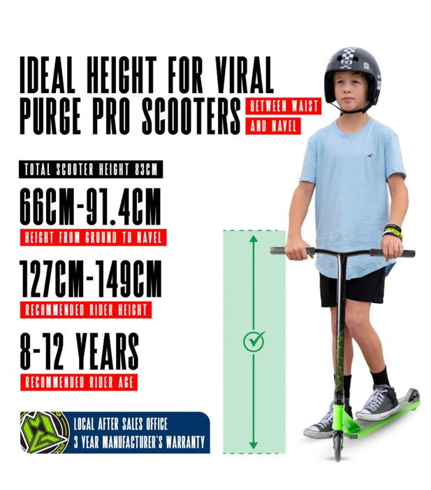 Madd Gear Viral PURGE Scooter - Jade Scooter Madd Gear 