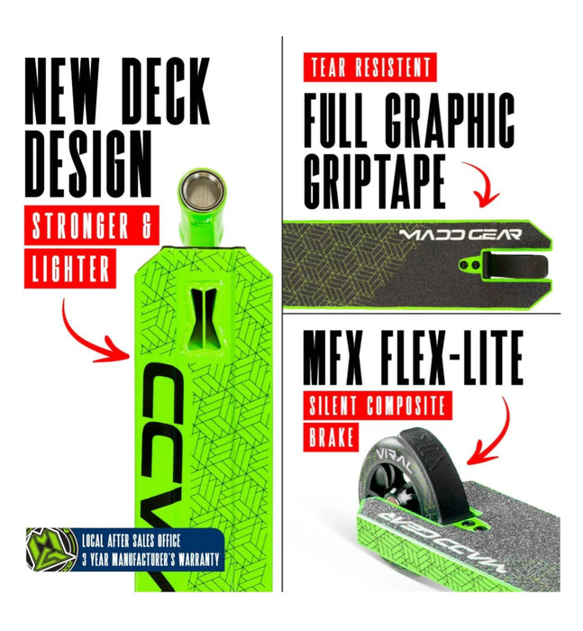 Madd Gear Viral PURGE Scooter - Jade Scooter Madd Gear 