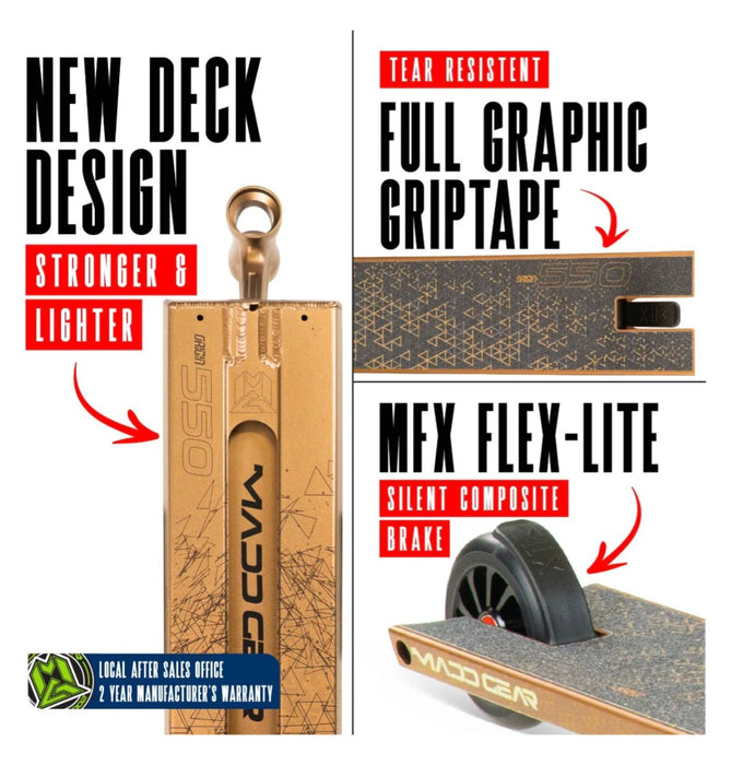 MADD GEAR ORIGIN 550 SCOOTER RUSTY COPPER Scooter Madd Gear 