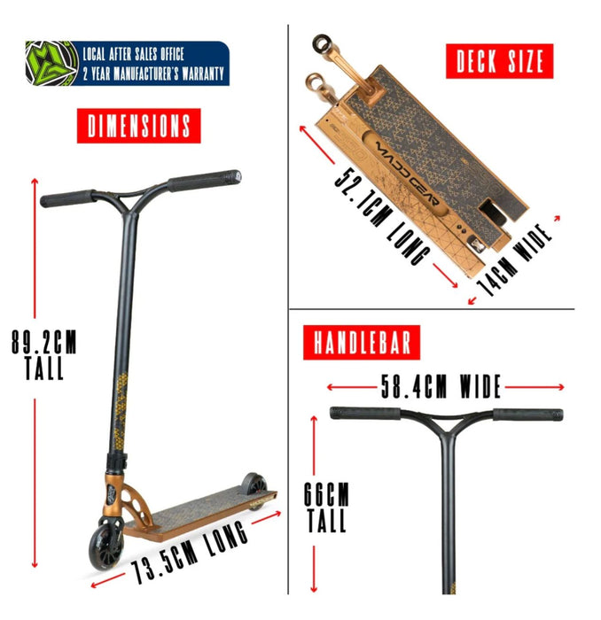 MADD GEAR ORIGIN 550 SCOOTER RUSTY COPPER Scooter Madd Gear 