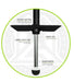 MADD HATTER POGO STICK GREEN / BLACK POGO STICK Madd Gear 