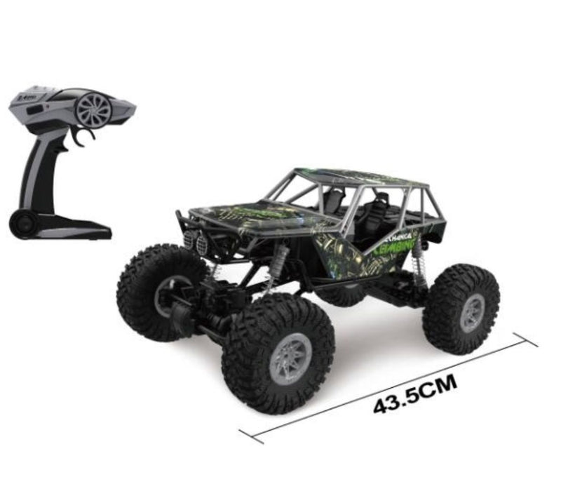 Racing Rally 1:10 Remote Control Rock Crawler Off Roader Toy Cars RACING RALLY Green 