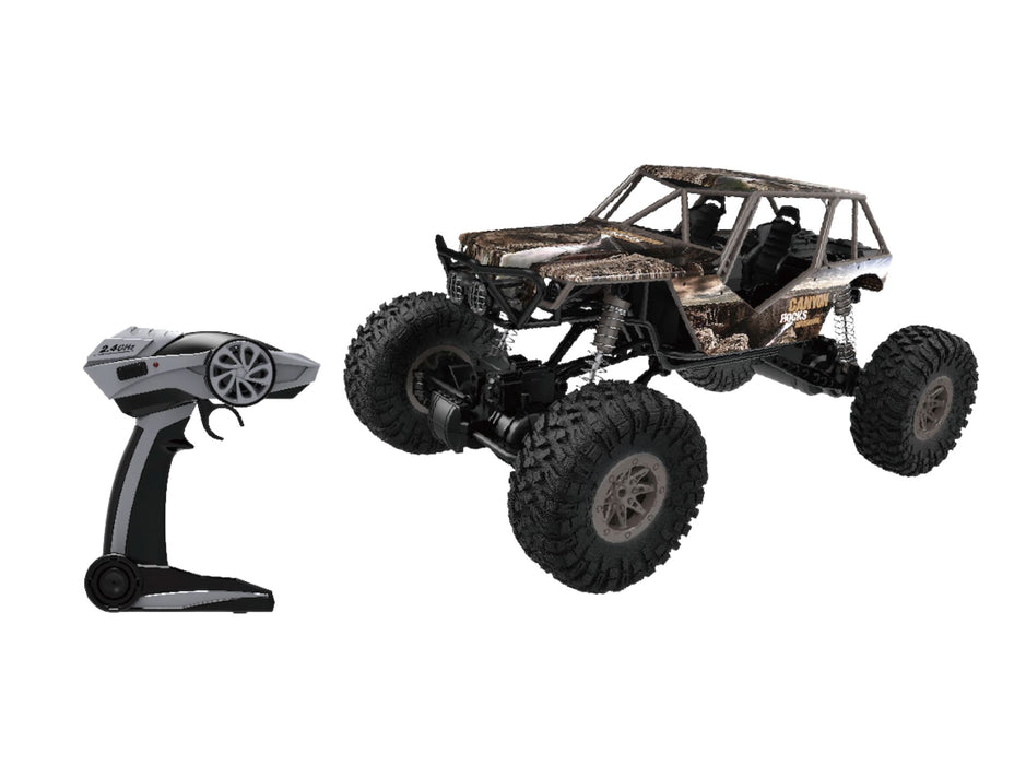 Racing Rally 1:10 Remote Control Rock Crawler Off Roader Toy Cars RACING RALLY Camouflage 
