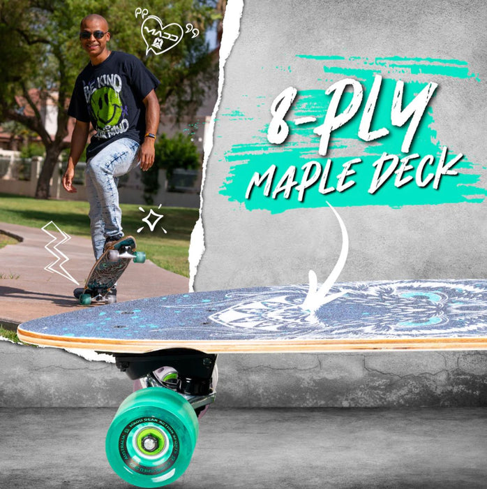 MADD GEAR 28" CRUISER BOARD OWL Skateboard Madd Gear 