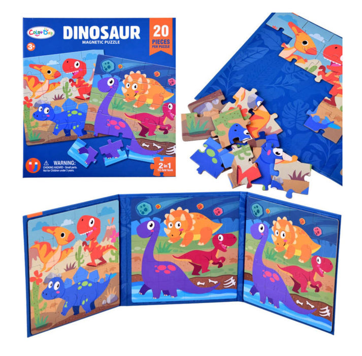 Dinosaur Magnetic Puzzle game Toy 