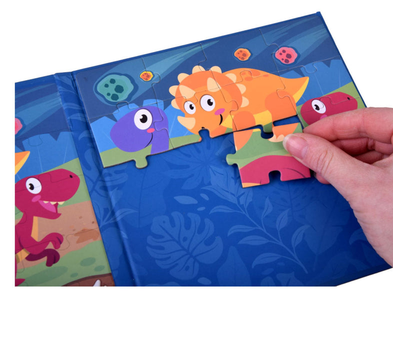 Dinosaur Magnetic Puzzle game Toy 