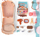 2 in 1 Pet Shop and Girls Bag game Toy 