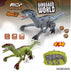 RC Dinosaur - Grey & Blue game Toy 