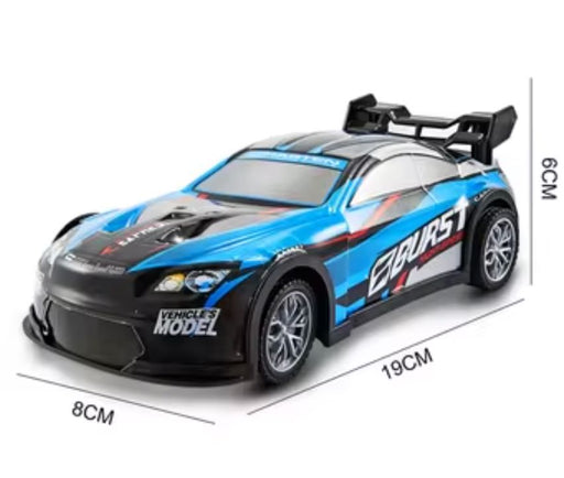 Blue Burst PVC RC Car game Toy 