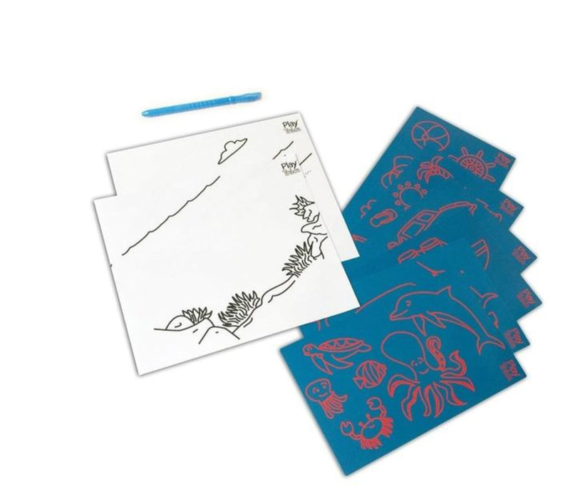 Boogie Board Blackboard A4 Digital E-Writer + FREE Activity Pack Boogie Board Sea Life 