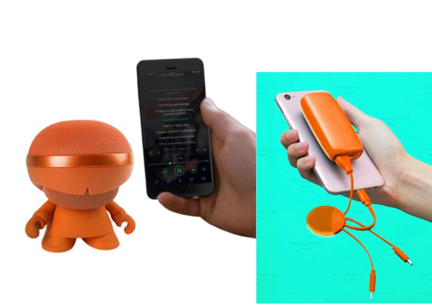 Xoopar Speaker & Power Pack Bundle Xoopar Orange 