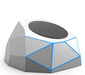 Xoopar GEO Speaker & Charging Dock Bundle -Silver Xoopar 