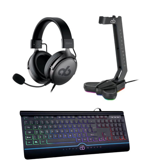 Veho Gaming Bundle - Headset & Headset stand & Keyboard Gaming Headsets VEHO 
