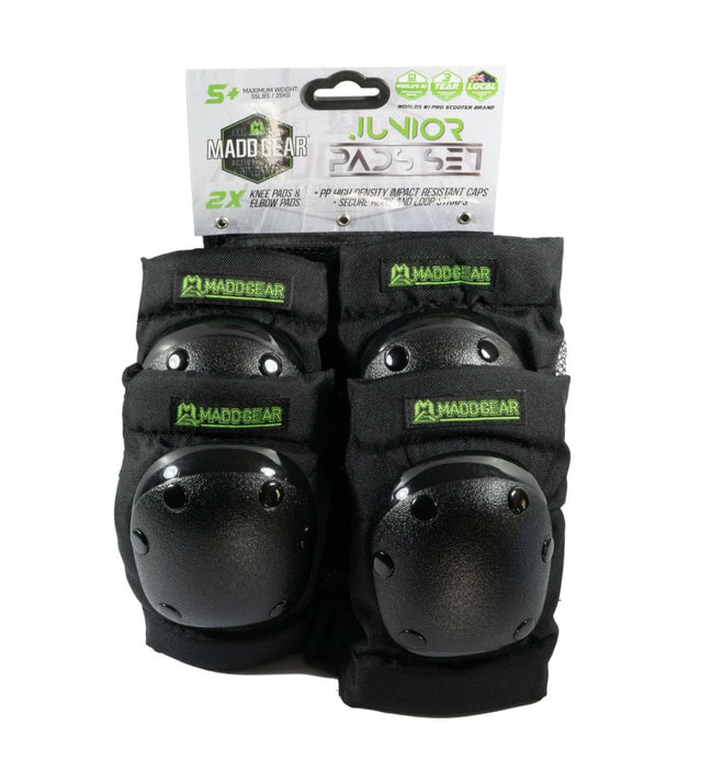 MADD GEAR CARVE PROTECTIVE JUNIOR PADS (KNEE & ELBOW) Pads Madd Gear Small 