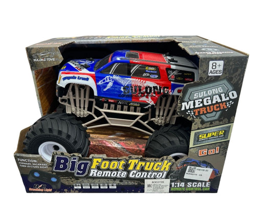 Big Foot Truck Toy Cars Tech Outlet Red & Blue 