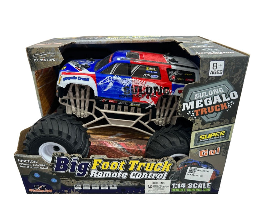 Big Foot Truck Toy Cars Tech Outlet Red & Blue 