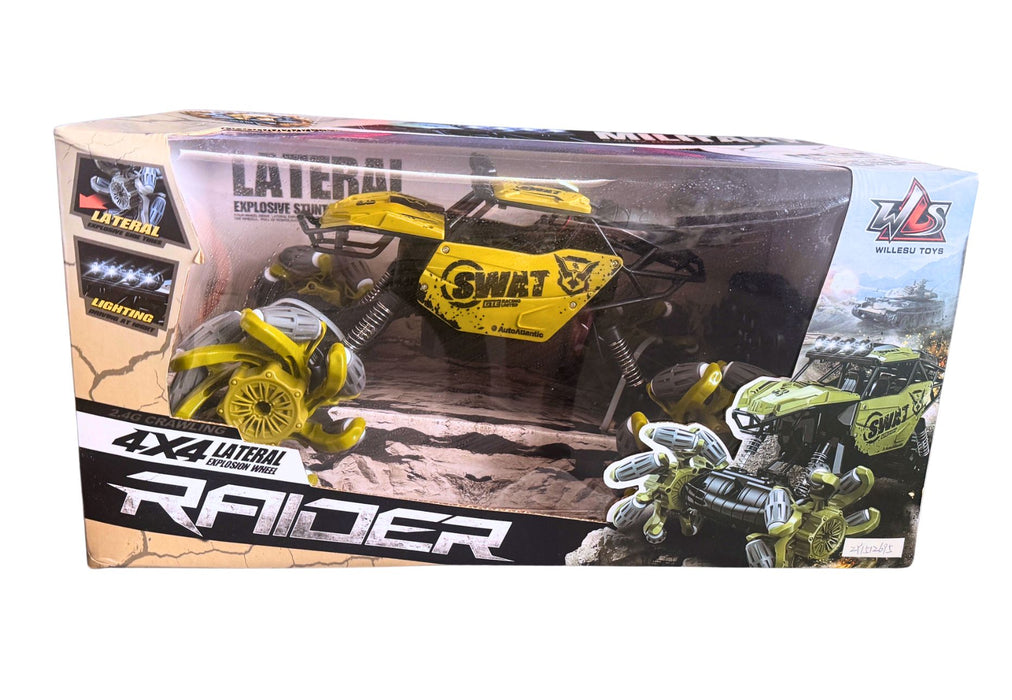 SWAT Military 4X4 Lateral Wheels Car Toy Cars Tech Outlet 