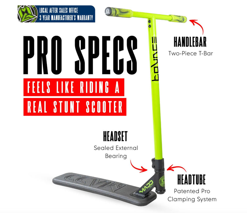 MADD GEAR BOUNCE TRAMPOLINE SCOOTER BLACK / GREEN Scooter Madd Gear 