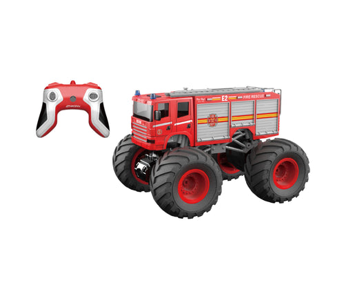 Monster Big Wheels Fire Truck RC CAR RACING RALLY 