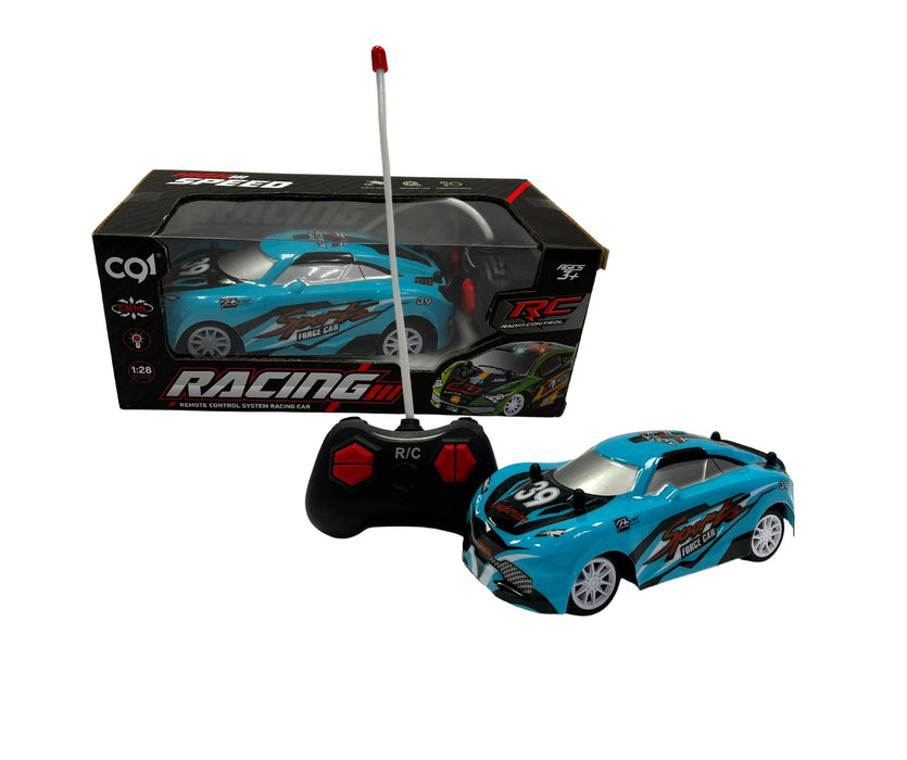 1: 28 Four-Way PVC Car Shell Light Remote Control Car (3 Mixed Colours) RC CAR Techoutlet 