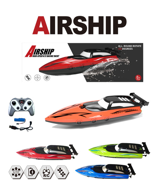RC Boat - Remote Control Boat - Blue rc boat Techoutlet 