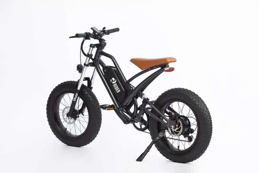 Youken Electric Street Bike Black/ Brown seat 350W - ex Demo model Techoutlet 