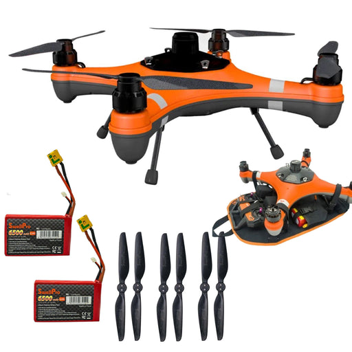 Swellpro Splashdrone Fisherman FD1 Refurb Bundle Pack (INCL EXTRA Battery, Propellers, and Backpack) Swellpro 