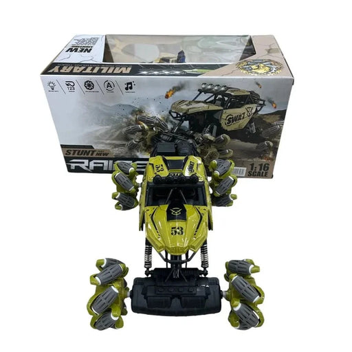 SWAT Military 4X4 Lateral Wheels Car Toy Cars Tech Outlet 