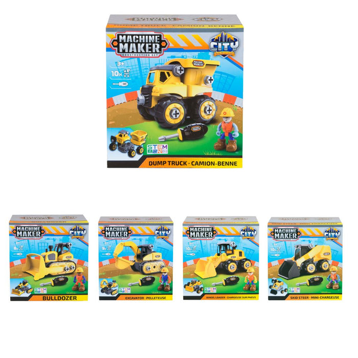 MACHINE MAKER Junior Builder 8"/20cm Individual Vehicles 3 month warranty applies Nikko 
