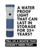 Hydra Light FL-100 Water Powered Torch 12 month warranty applies Hydra-lite 