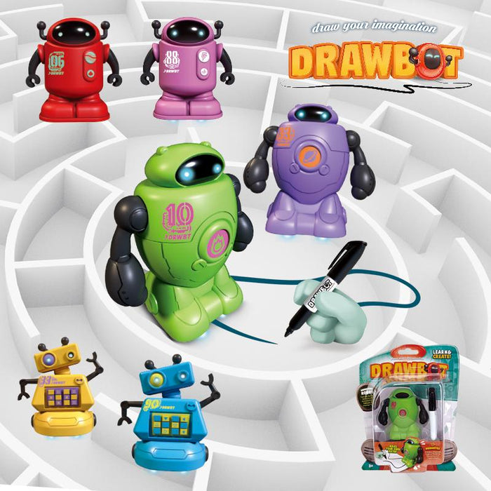 Drawbot Robot with 140 piece puzzle 3 month warranty applies Tech Outlet 