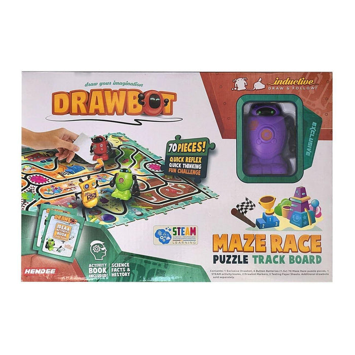 Drawbot Robot Builder with 70 Piece Puzzle 3 month warranty applies Tech Outlet 